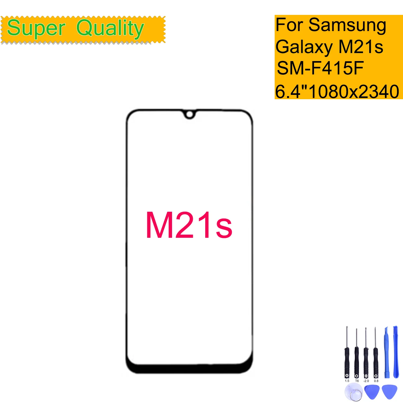 

Replacement For Samsung Galaxy M21S Touch Screen Front Glass Panel LCD Outer Display Lens M21s F415 SM-F415F Front Glass