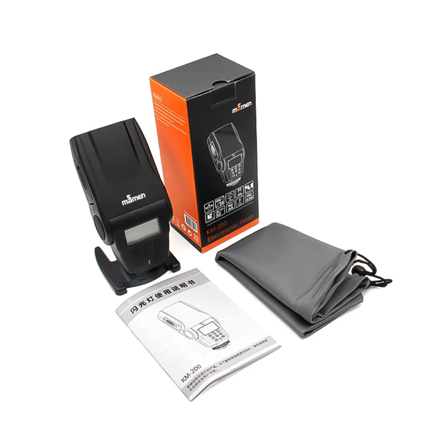 MAMEN Беспроводная основная Вспышка Speedlite для Nikon Canon DSLR камера фото скоростной