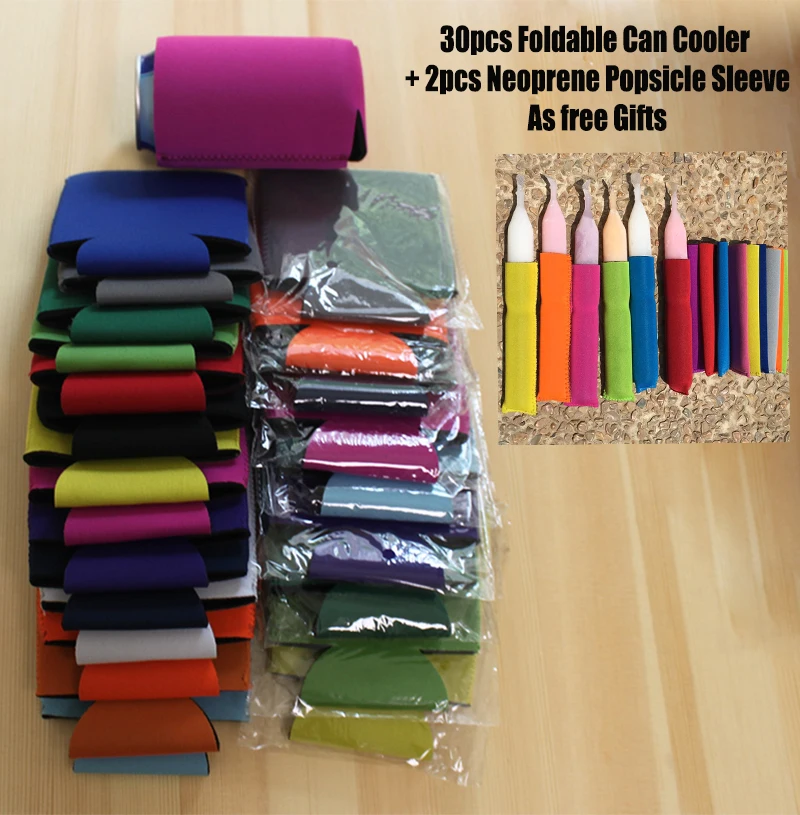 Неопреновый держатель для пивоварни 30 шт. + 2 бесплатный подарок смешанные цвета