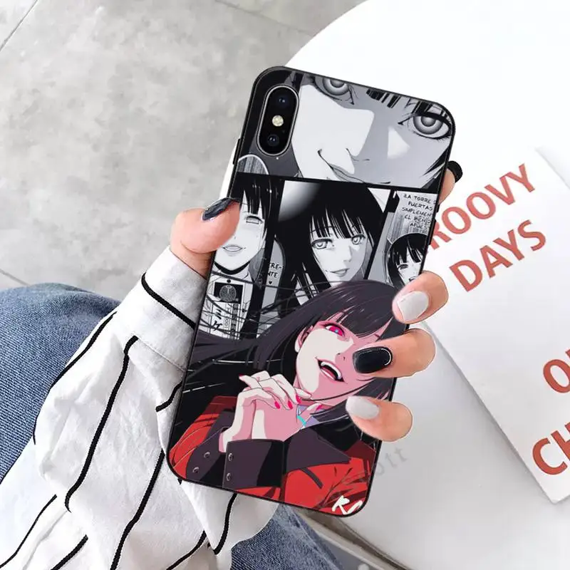 

Crazy Excitement Manga Kakegurui Phone Case for iPhone 11 12 mini pro XS MAX 8 7 6 6S Plus X 5S SE 2020 XR