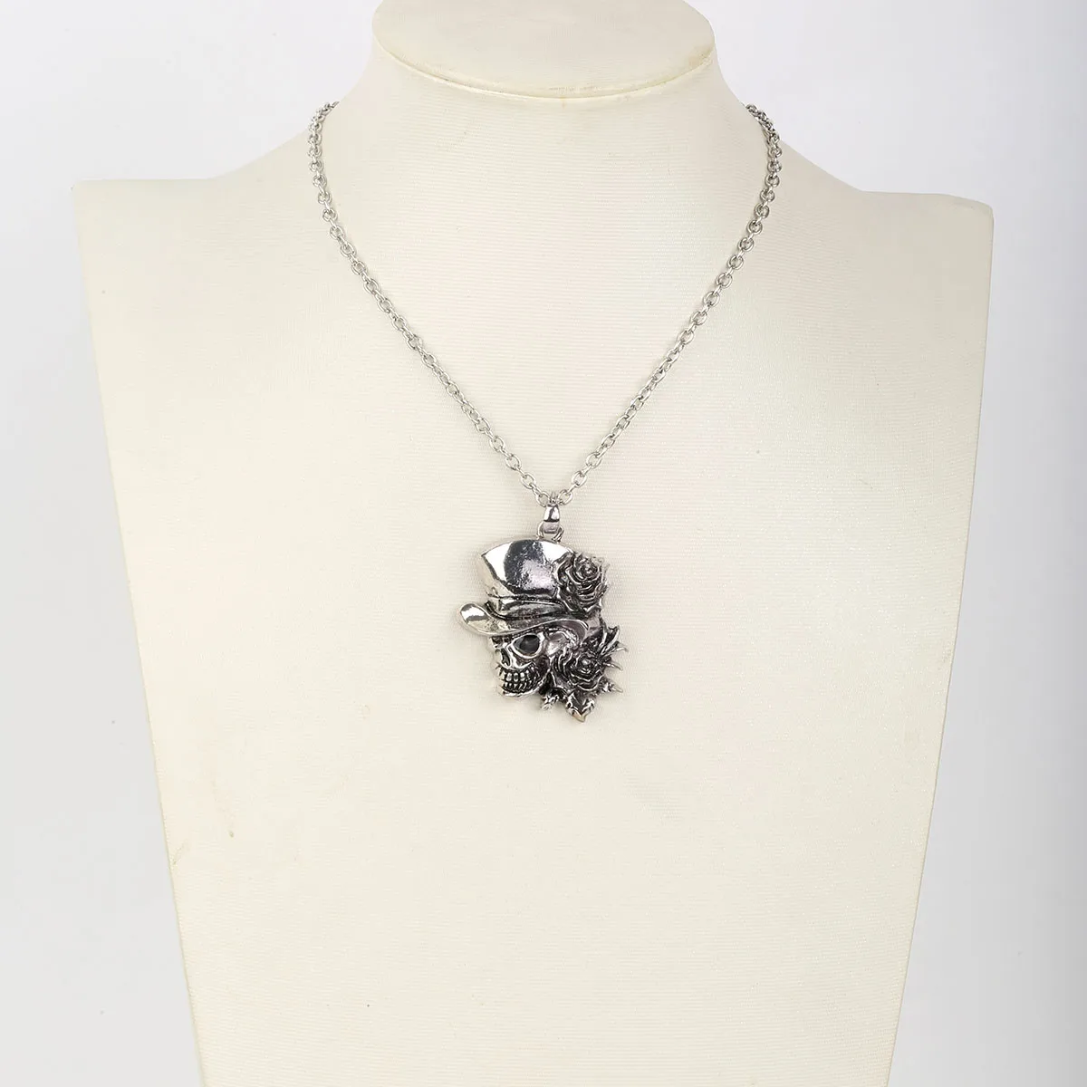 Женский комплект ювелирных изделий Yacq в стиле панк с черепом регулируемое