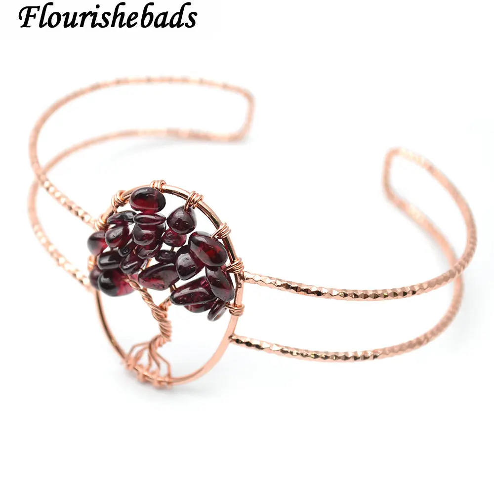 Натуральный женский браслет с гранатом драгоценный камень чипсы бусины