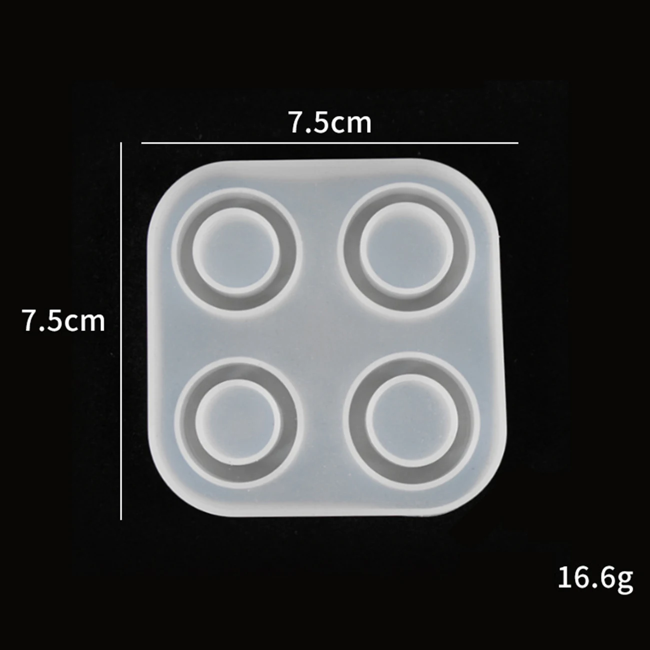 

4/6/8/16 Hole Crystal Rings Mold Handmade DIY Making Ring Jewelry Silicone Mold Epoxy Mould Epoxy Resin For Jewelry Making