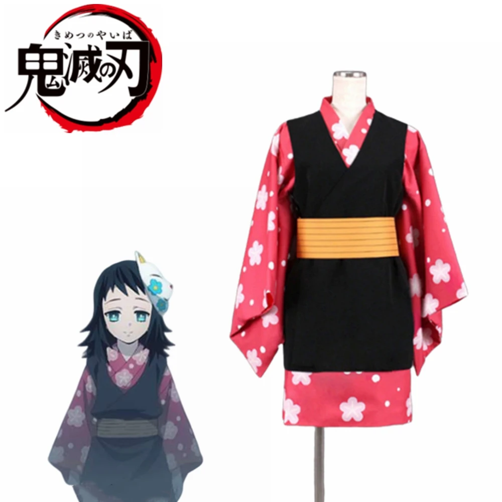 Аниме Kimetsu No Yaiba, костюмы для косплея, макомо, костюм для косплея, кимоно, Хэллоуин, вечерние, клинок демона, Женский костюм для косплея