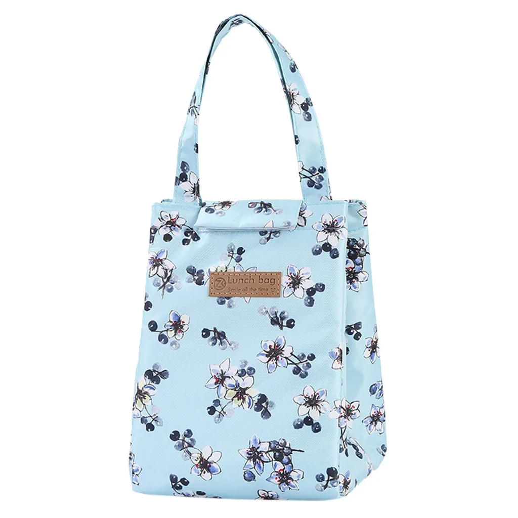 Изолированная сумка для ланча термополосатые сумки тоуты холодильник пикника