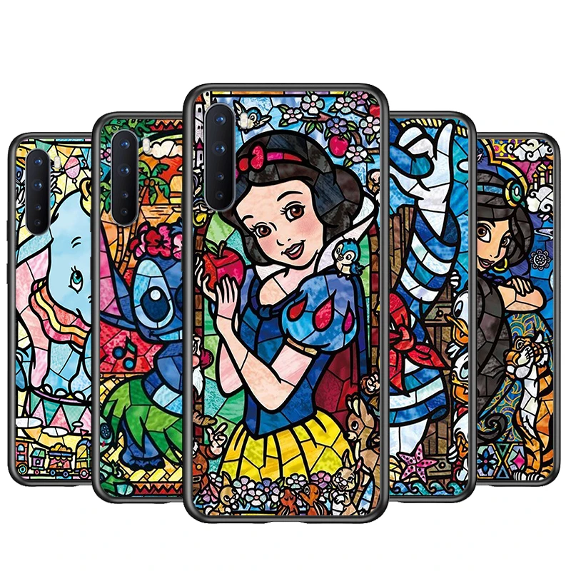soft tpu disney retro color art silicone cover for oneplus nord ce 2 n100 n10 9 9r 8t 8 7t 7 6t 6 5t pro black phone case free global shipping