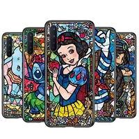 Soft TPU Disney retro color art Silicone Cover For OnePlus Nord N100 N10 Pro Black Phone Case