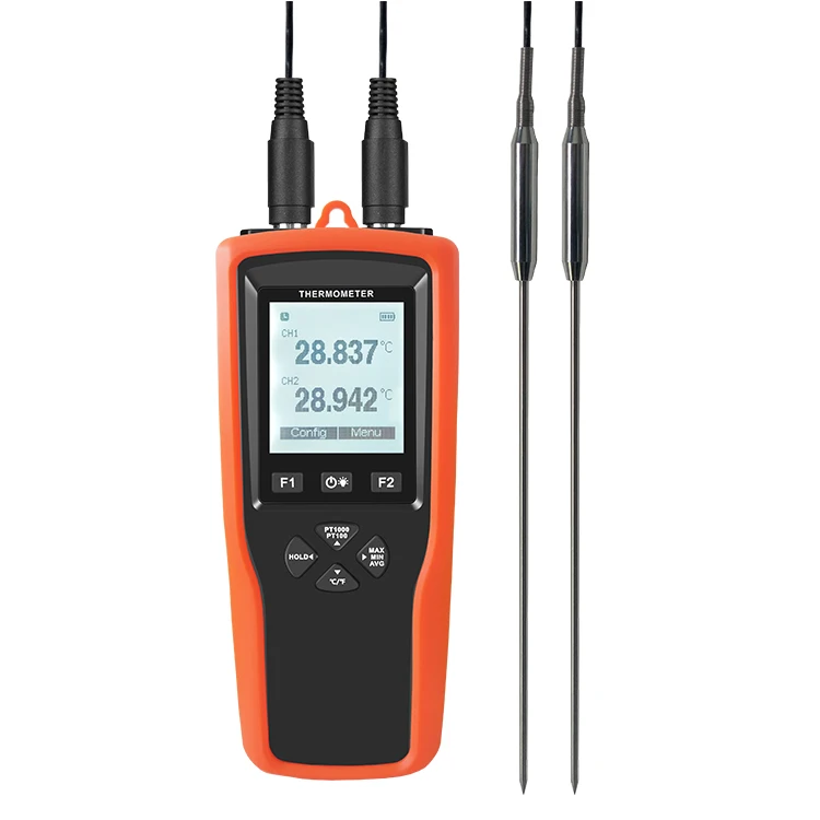 

Ultra High Accuracy 0.001 Celsius Digital Two Channels Temperature Thermometer Instruments