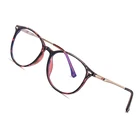 Оправа для очков AOFLY, круглая оправа для очков синего цвета с блокировкой, для мужчин и женщин, при близорукости