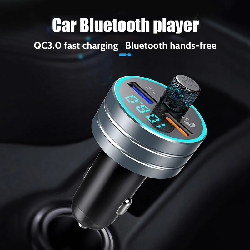 SRUIK автомобильный fm передатчик Bluetooth 5 0 QC3.0 быстрая зарядка модулятор музыкальный