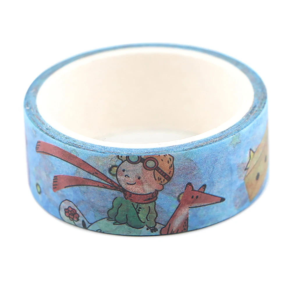 

JF625 с принтом «Маленький принц», «Лиса» васи лента для художественного оформления ногтей, ручная работа Скрапбукинг планировщик этикетка д...