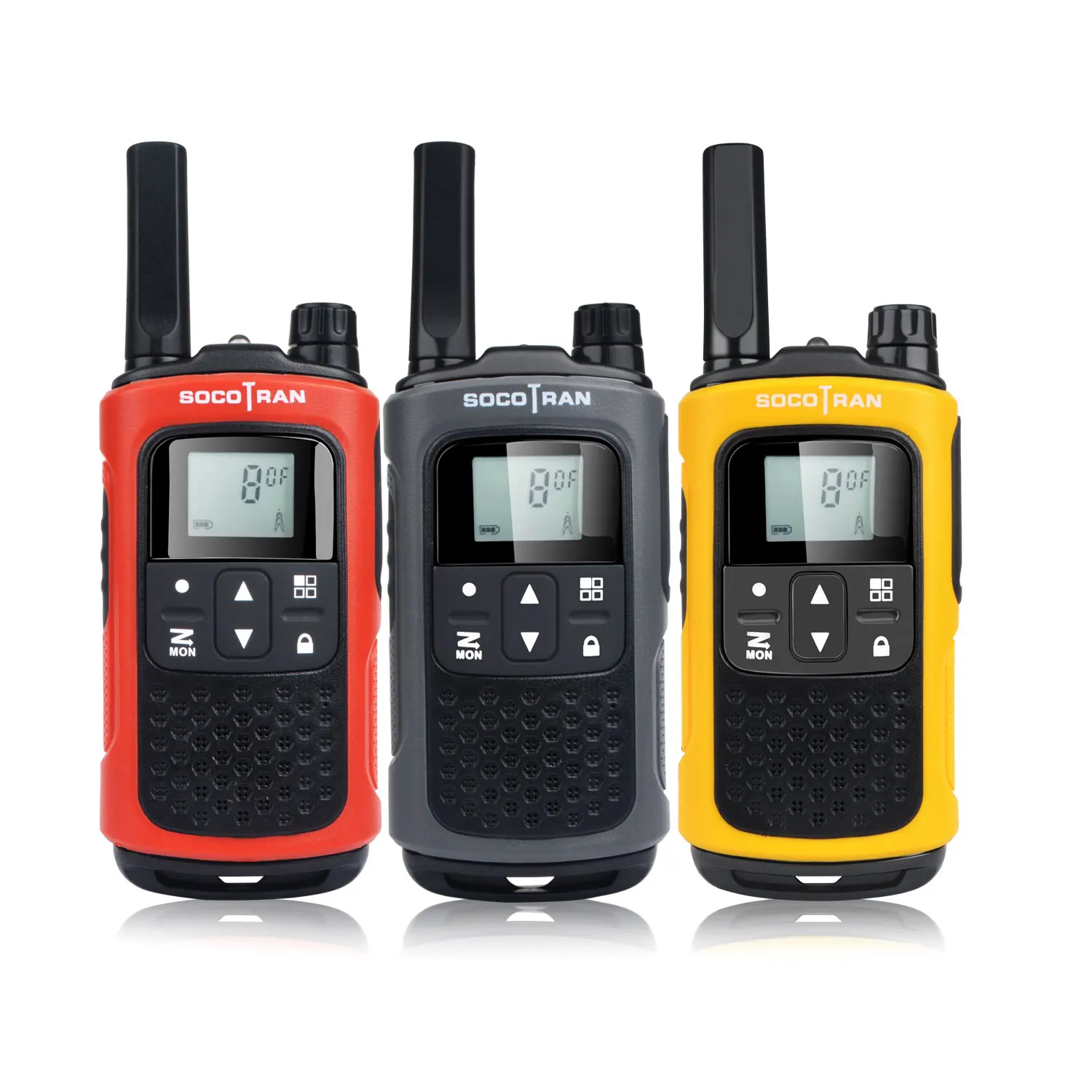 

SOCOTRAN Walkie Talkie pmr446 Long Range Rechargeable with Privacy Code Monitor VOX PMR License Free T80 Ham Radio Walky Talky