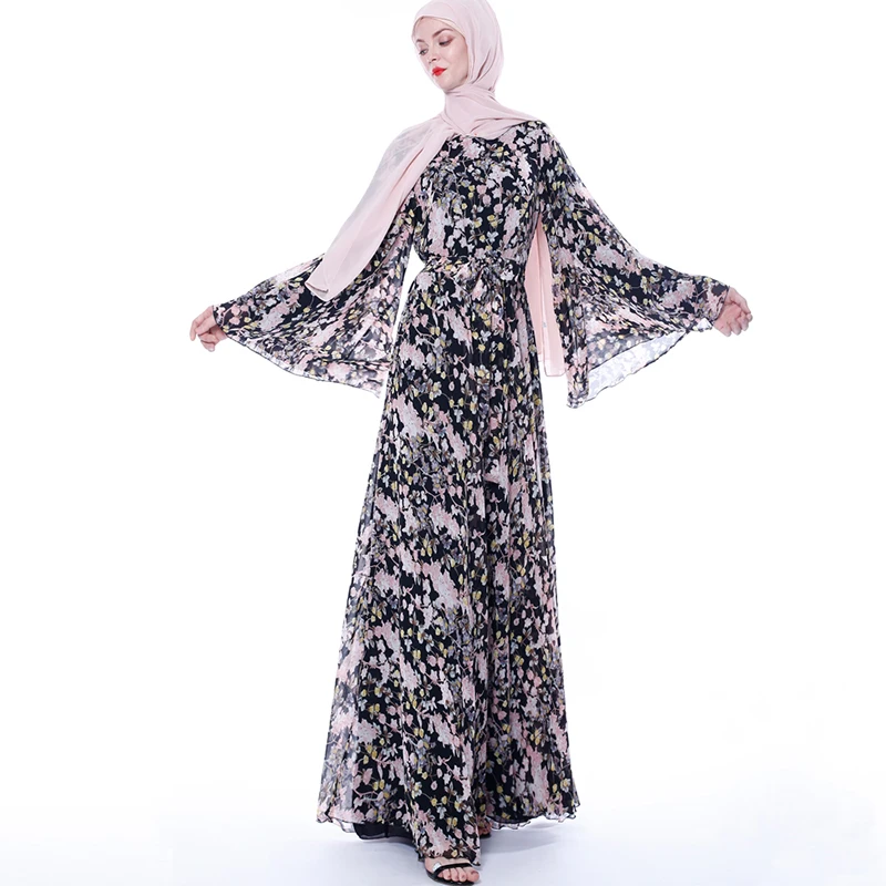 Абая Дубай турецкий хиджаб мусульманское платье для женщин Caftan Marocain кафтан