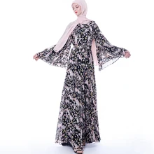 Абая Дубай турецкий хиджаб мусульманское платье для женщин Caftan