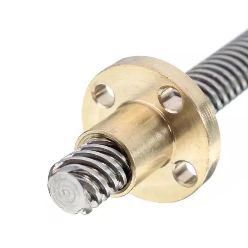 Быстрая доставка свинцовый винт T8 внешний диаметр 8 мм шаг 2 2/4/8/12/14 с латунной