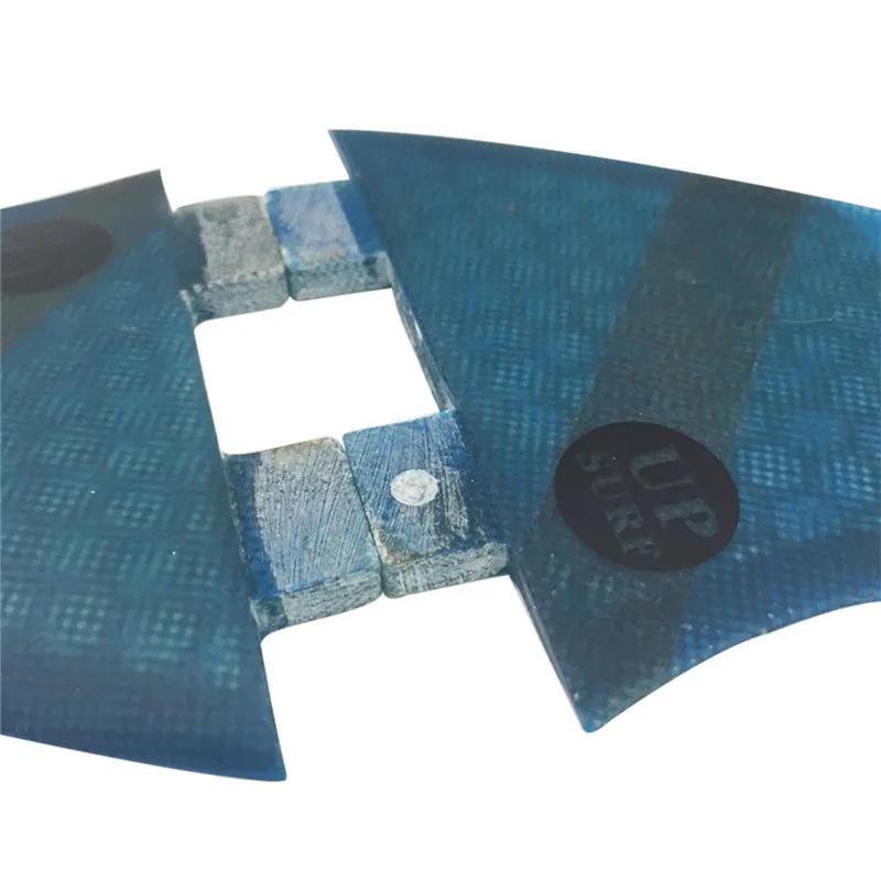 Доска для серфинга с двойными вкладками UK2.1 плавники из стекловолокна сотовым