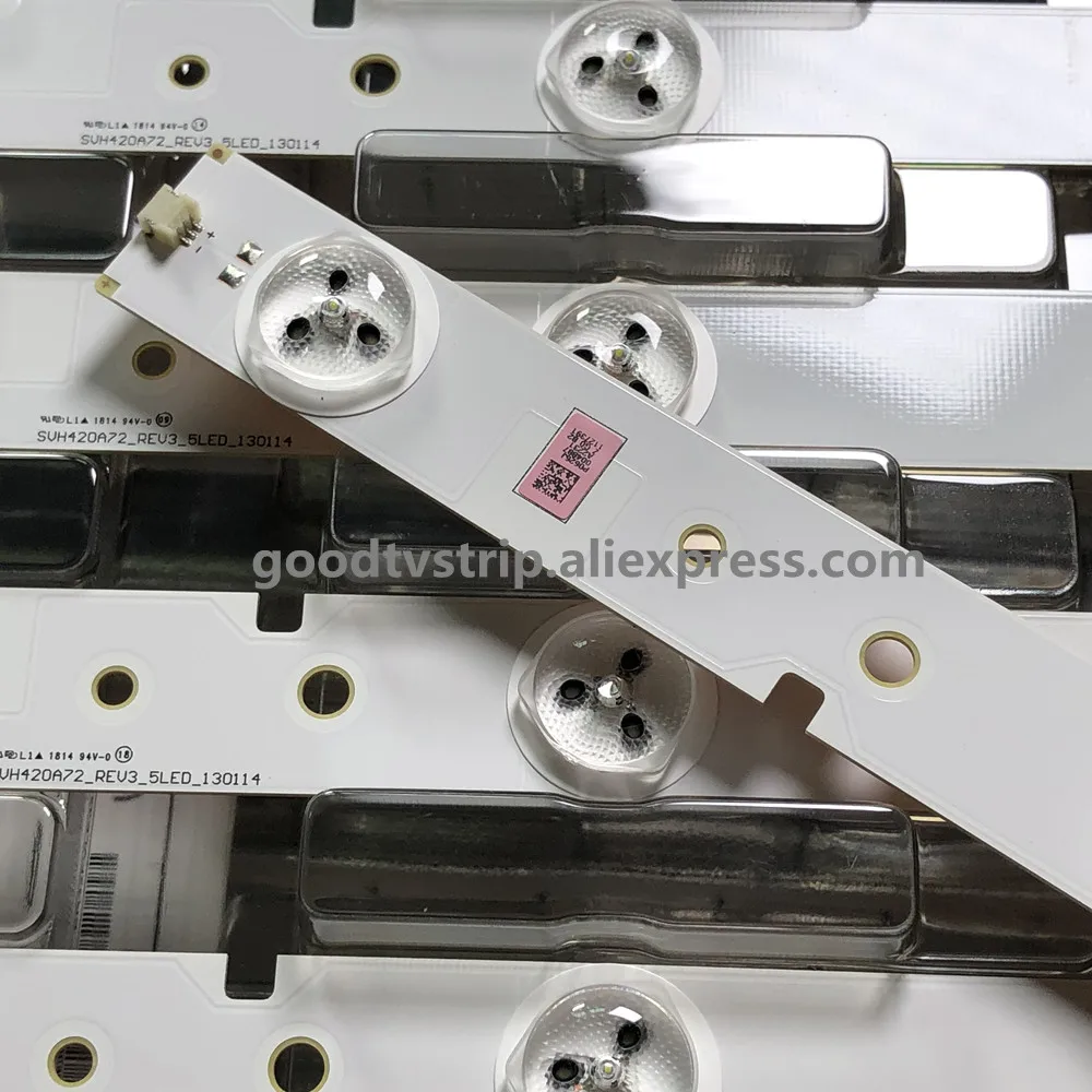 

45PCS 42cm*2cm 5LEDs Backlight Strips for Hi sense 42" TV LED42K20JD LED42EC260JD SVH420A72 42K30JD LED42EC290N SVH420A72-REV3