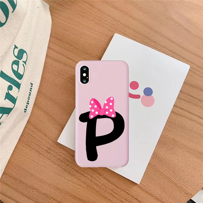 Буквы A B C D мягкий силиконовый чехол для мобильного телефона Iphone 11 Pro Max 6s Plus 7 7Plus 8