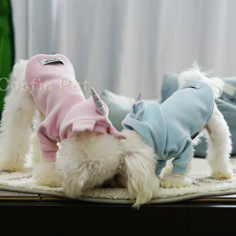 Осенняя теплая толстовка для собак мягкая домашних животных одежда дизайн