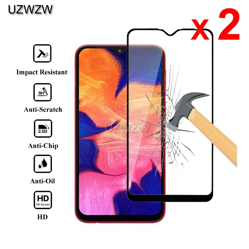 2 шт Стекло для samsung Galaxy A10 полное покрытие 0,26 мм экран защитное закаленное стекло для samsung Galaxy A10 стекло