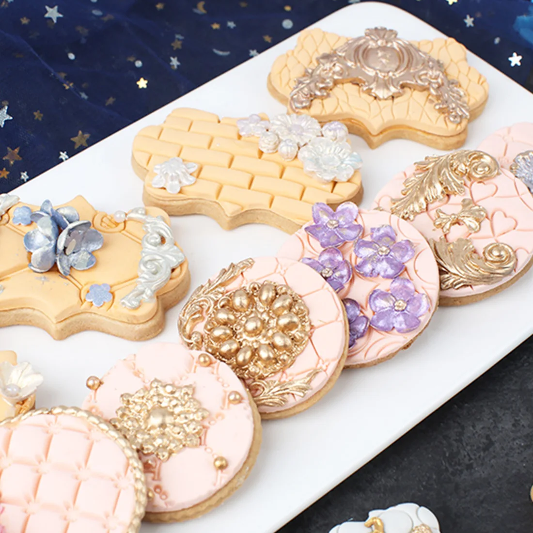 19 видов стилей Пластик милый обледенения тиснения форма-резак для украшений