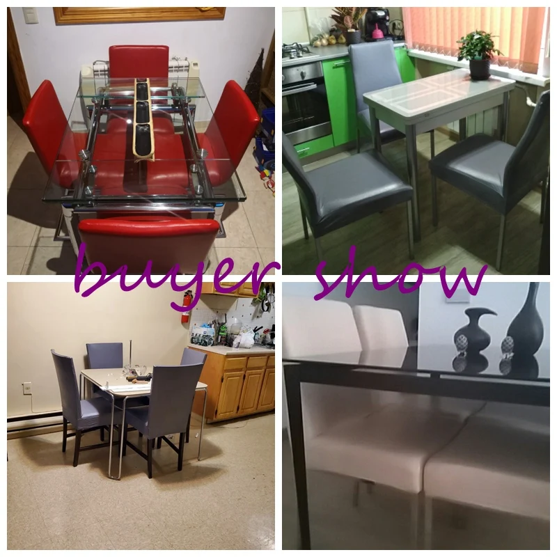 Чехлы для обеденного стула 1/2/4 шт. твердый водонепроницаемый и маслостойкий