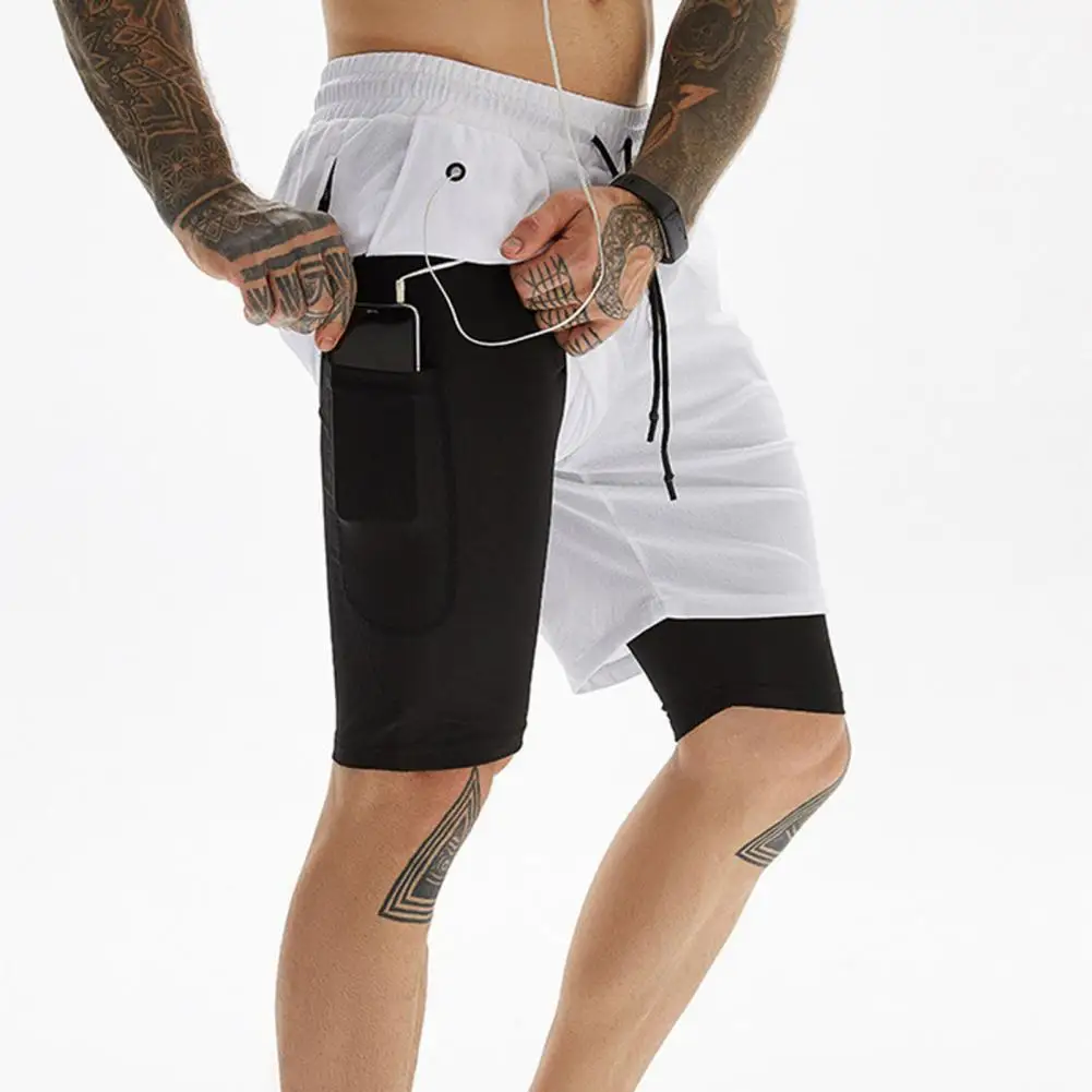 

Shorts Men and Woman Solid Color Bermuda Beach Knee-length Shorts Casual Elastic Waist High Street Summer Swimming Shorts