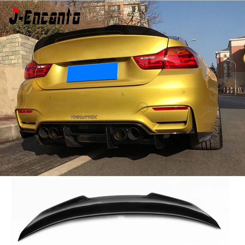 

For BMW 4 series F82 M4 Spoiler Carbon Fiber Material PSM style Carbon Fiber wings 2014-2019