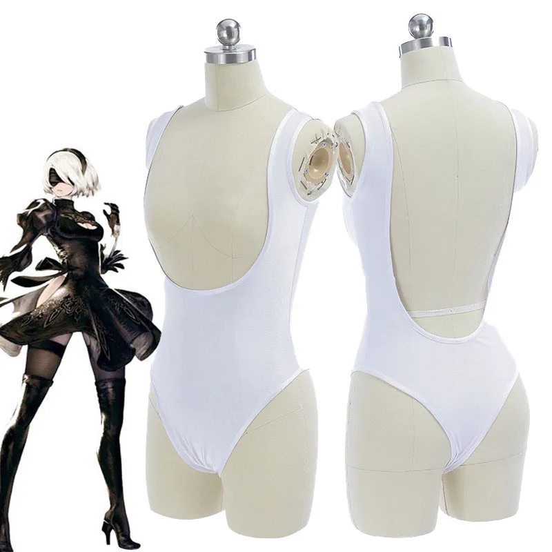 

2020 Game NieR Automata Heroine 2B YoRHa No. 2 Type B Deep V Tights Cosplay Costumes Tight In