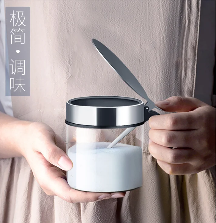 

Kitchen Seasoning Combination Suit With Shelf Multifunctional Chicken Salt Pepper Noodle Jar Kitchen Supplies Organizer