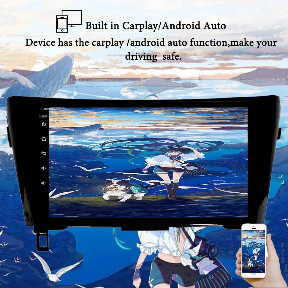 Автомобильный dvd плеер 6G + 128G android 10 0 для Nissan X Trail T32 Qashqai J10 J11 2014 2020 мультимедийный