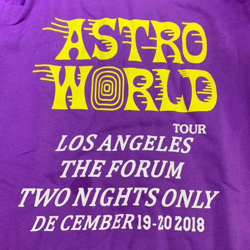 Эксклюзивная толстовка с капюшоном тревисом Скоттом LA Astroworld для мужчин и женщин