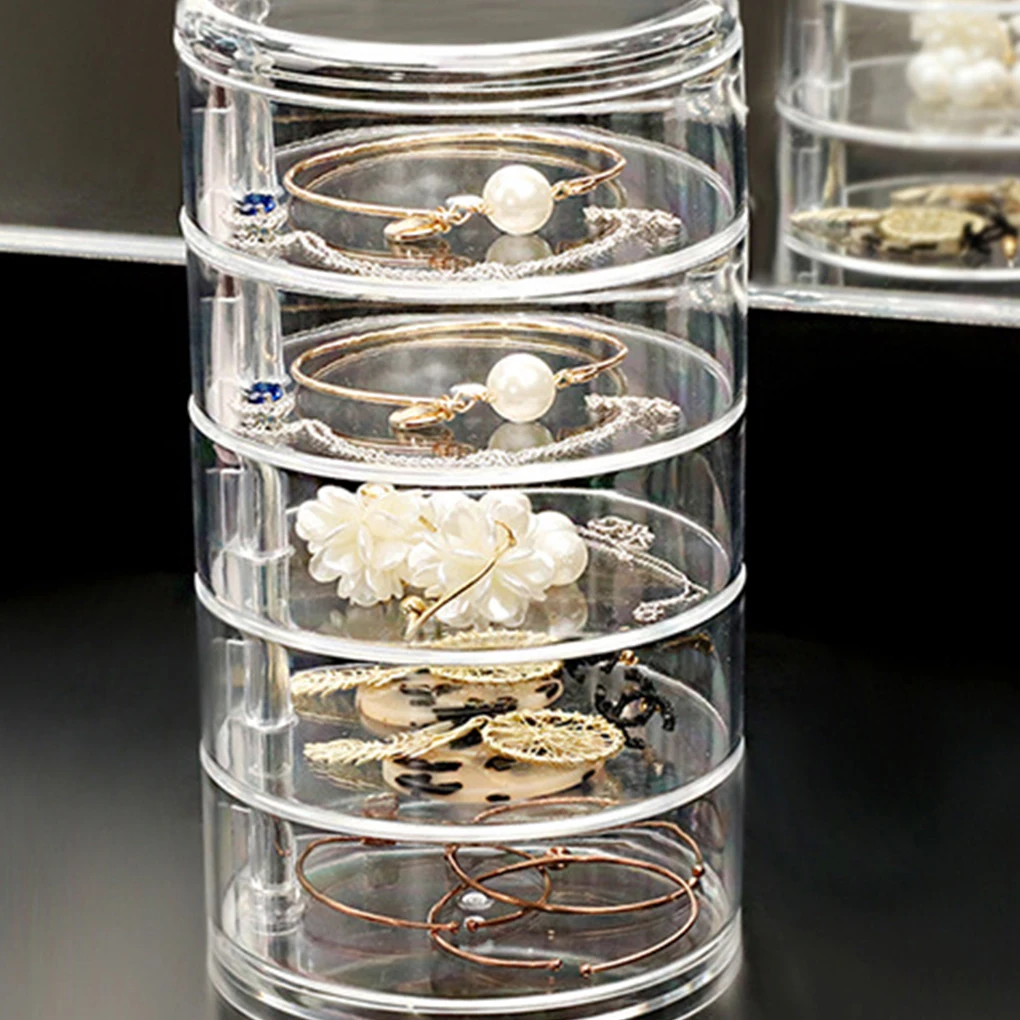 

Органайзер для ювелирных изделий, прозрачный, вращающийся