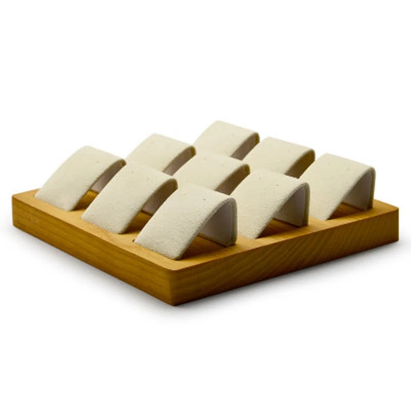 

FANXI Wooden Earring Storage Card Holder, for Jewelry Display Necklace