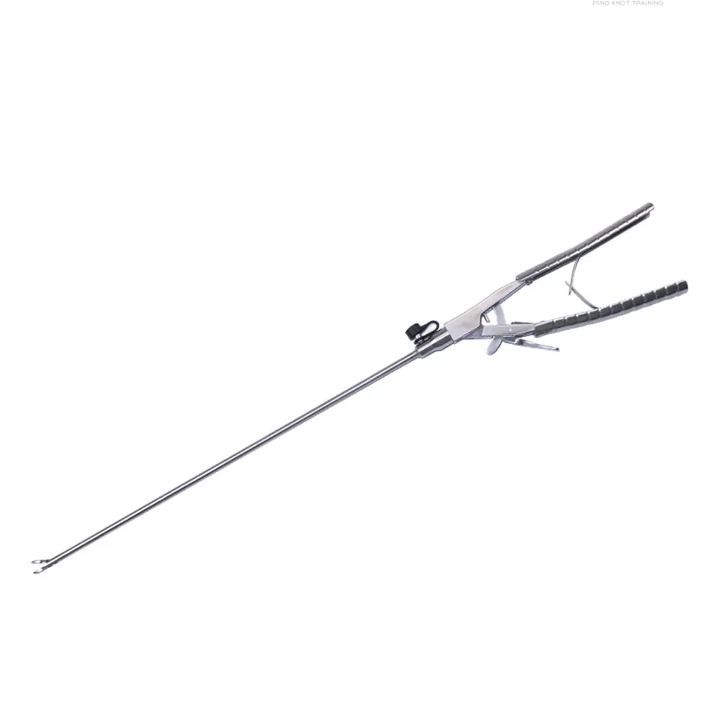 

Medical Surgical Laparoscopic Endoscope surgery Instrument V-type Needle Holder Forceps Needle Clamp traumatic pistol