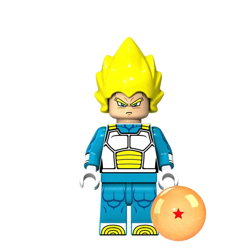 XP086 Dragon Ball Z Супер Saiyans Goku Vegeta Krillin trunks Cell Broly Аниме фигурки строительные блоки подарки для детей игрушки - Цвет: XP086