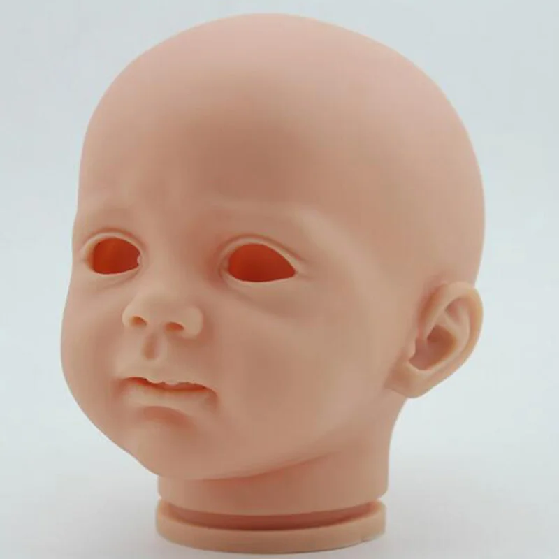 

24inch baby reborn toddler Fridolin girl bebe Reborn Vinyl silicone Doll Kit unfinished doll parts