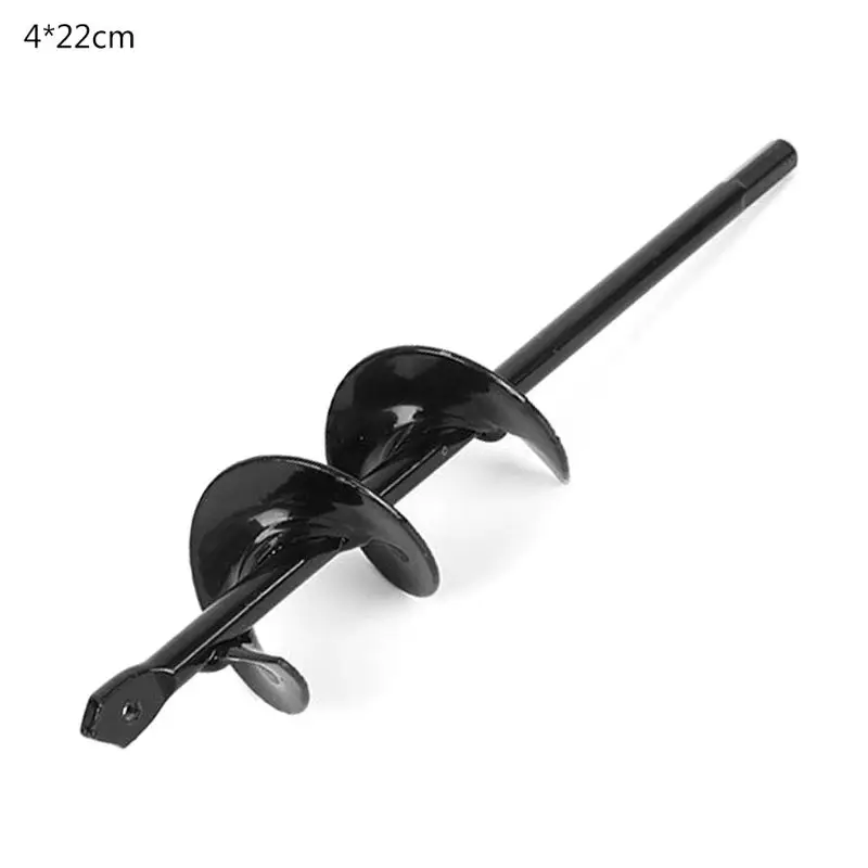 

Garden Auger Flower Planter Spiral Drill Bit Hex Shaft Hole Digger Yard Gardening Planting Bedding Bulbs