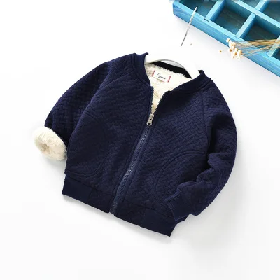 New Children Thick Velvet jackets Autumn/Winter Coat Warm Clothing Infant Boy outerwear Padded Jackets Clothes 1-3Yrs | Детская одежда