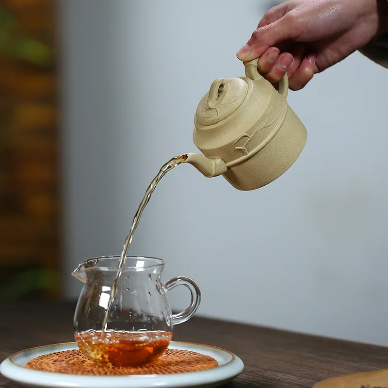 Yixing чайник из винтажной фиолетовой глины жасмин чай хризантемы чайники самовар