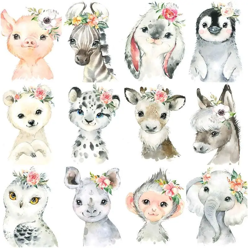 

GATYZTORY Diy Pictures By Number Flower Animal Drawing On Canvas Wall Art Handpainted Painting By Numbers For Bedroom Home Decor