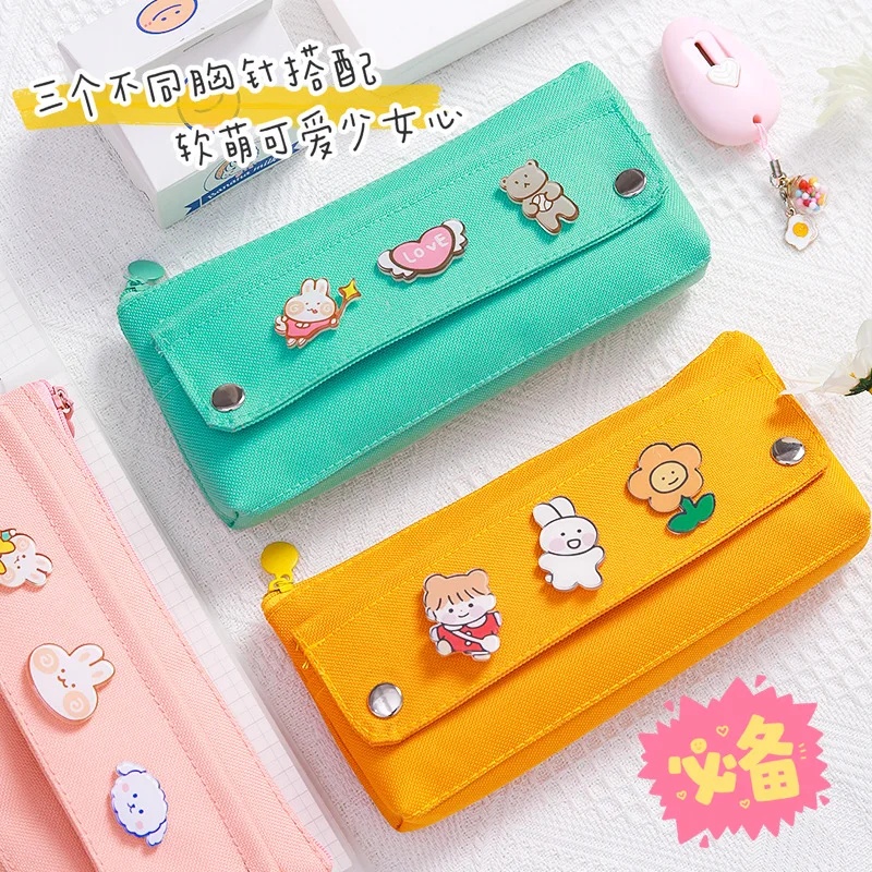 Чехол для карандашей Sepovica большой емкости в японском стиле | Канцтовары офиса и