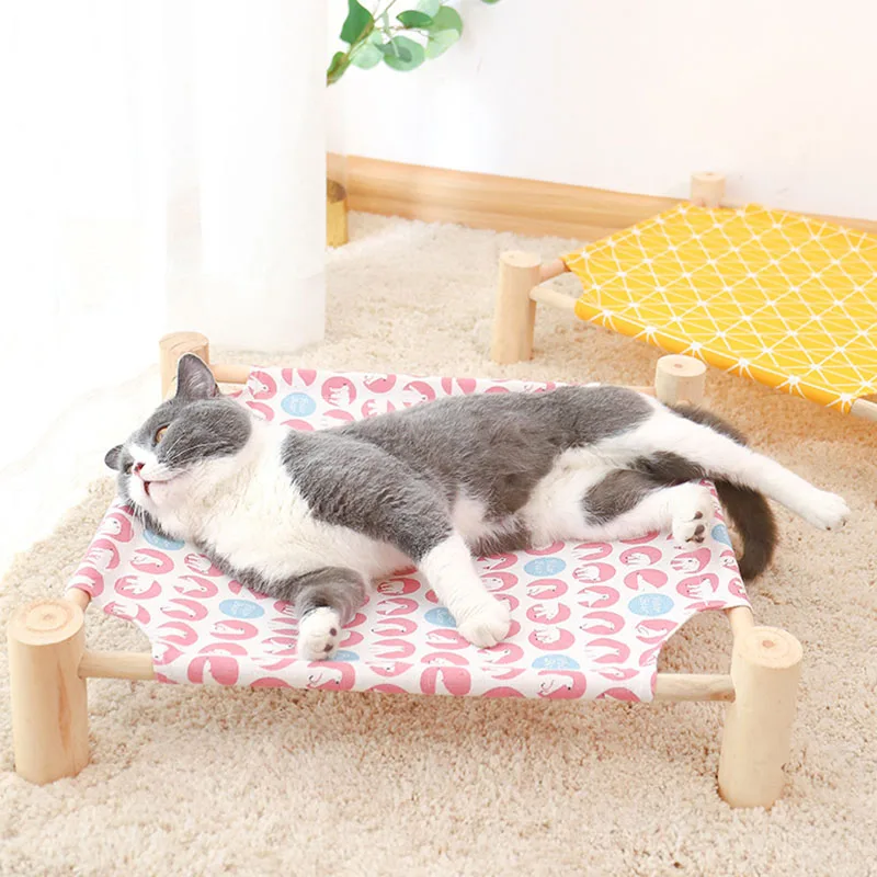 

Pine cat hammock, cat litter, cat mat, available for all seasons, moisture-proof and easy to remove, camp bed, pet supplies