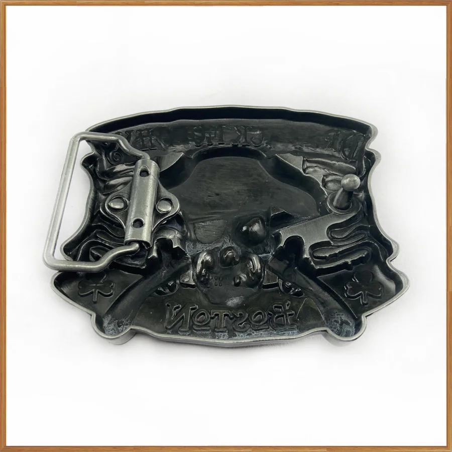 Пряжка для ремня BuckleClub из цинкового сплава в стиле ретро с черепом подарок ремень