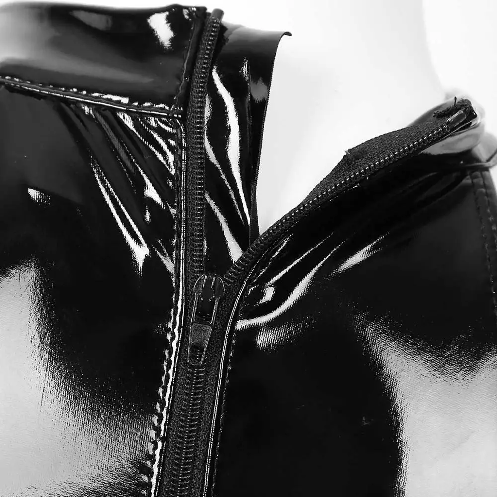 Женский фантазия Нун свящник косплей эротический Wetlook кожаное облегающее