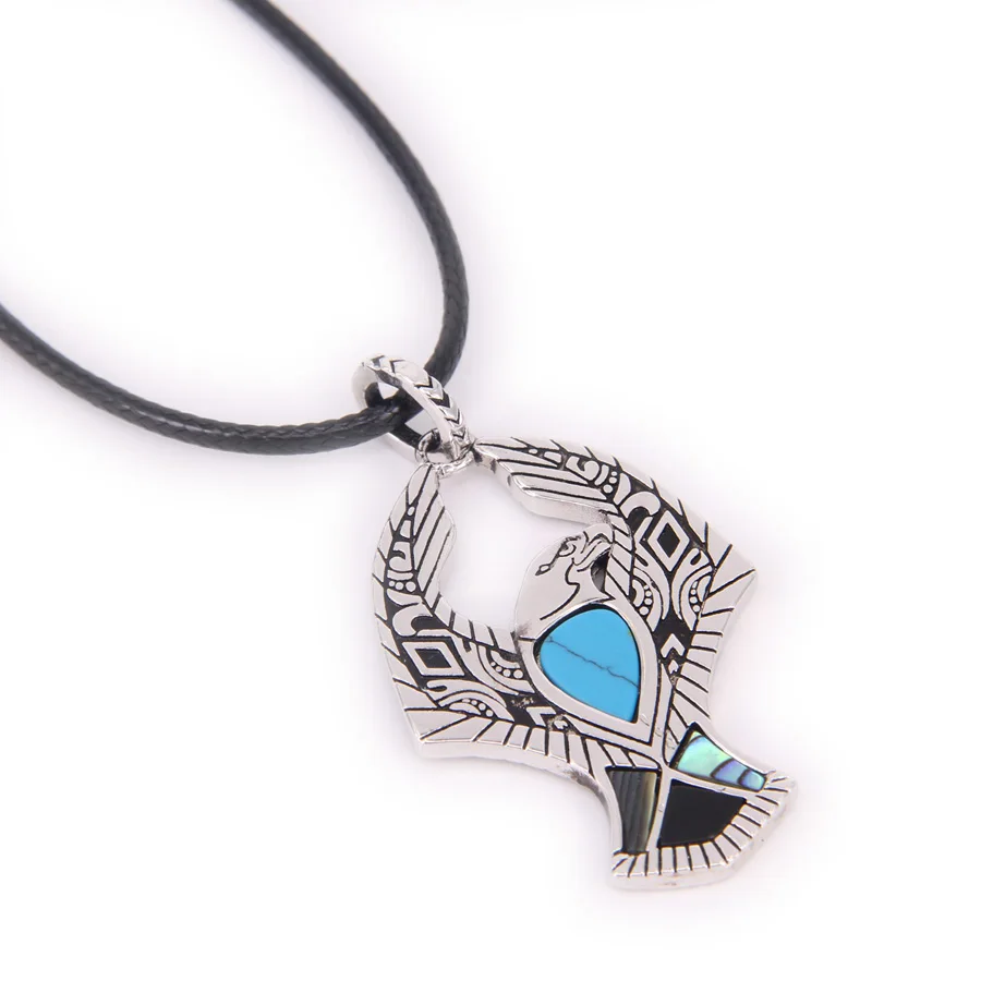 Томас Стиль амулет Орел TS искусственный подвеска на шею в виде кожаного ремешка