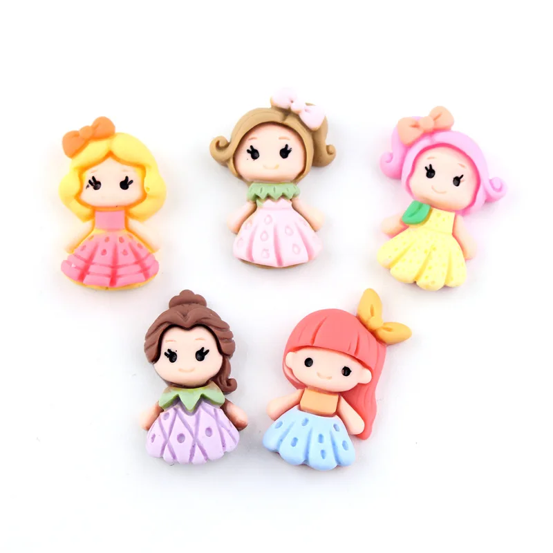 

8pcs Resin Cute Cartoon Beautiful Princess Flatback Charms Appliques DIY Wedding Scrapbook Craft Jewelry Making