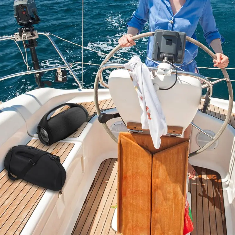 

Portable Travel Carry Case Cover Bag With Shoulder Strap For Boombox Bluetooth Wireless Speaker and Charger A6HE