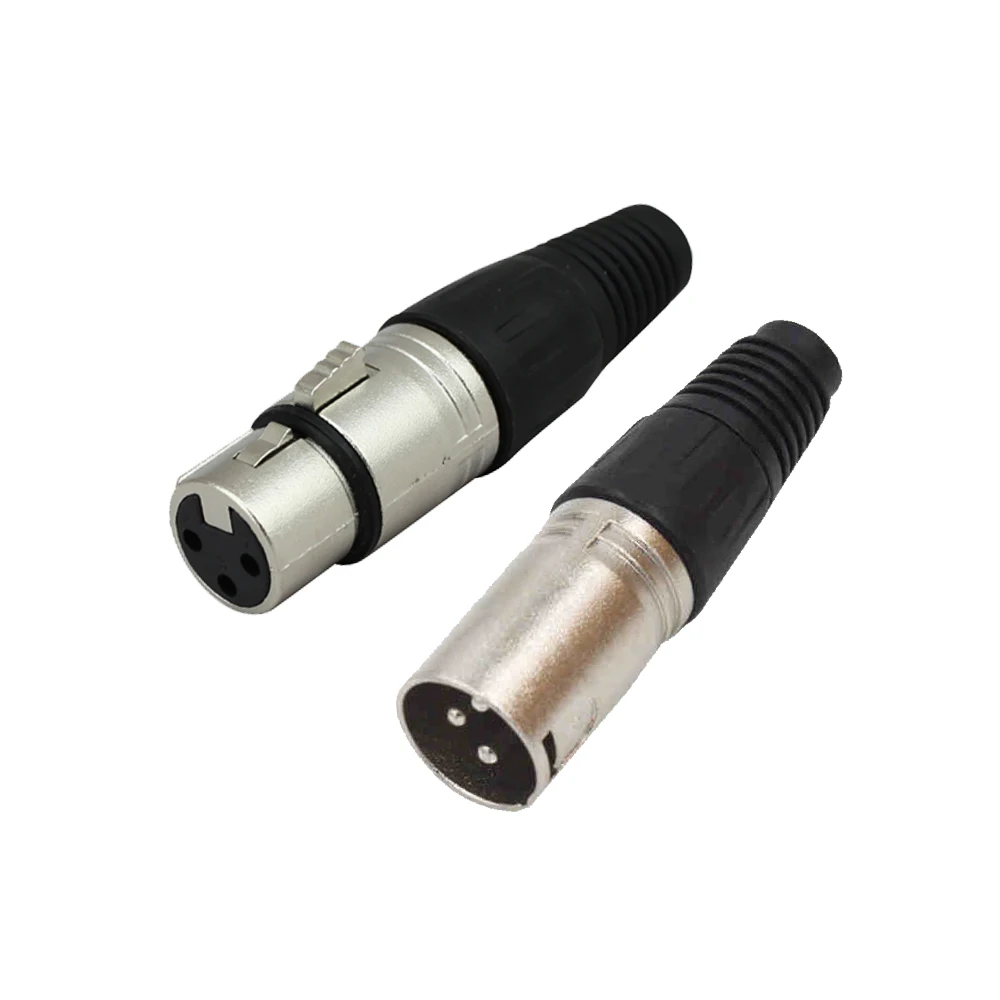 5 пар XLR Male+ Female 3 Pin микрофонный аудиокабель разъем Jack адаптер