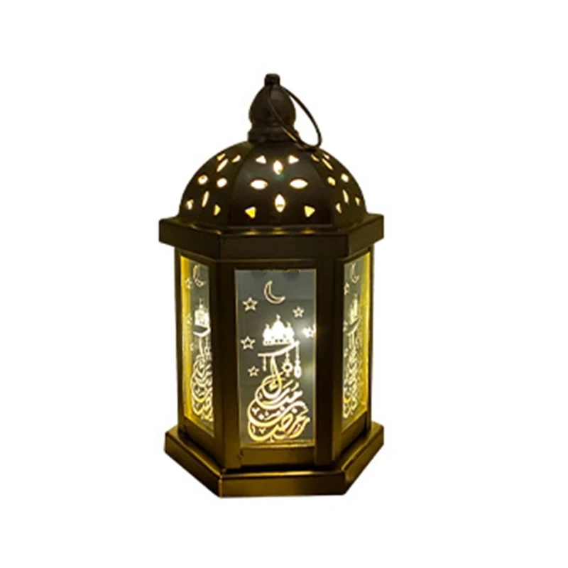 

Retro Elegant Ramadan Hanging Light Eid Mubarak Element Hand Lamp Eid Ramadan Islamic Indoor Home Party Decor Festival